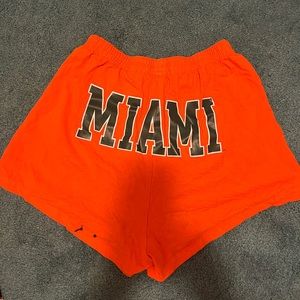 🔥3 for $25 University of Miami shorts